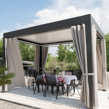 Belis Tkanina Dekoracyjna Zewnętrzna Premium 150 cm Szarobeżowy EAN: 5906450005839