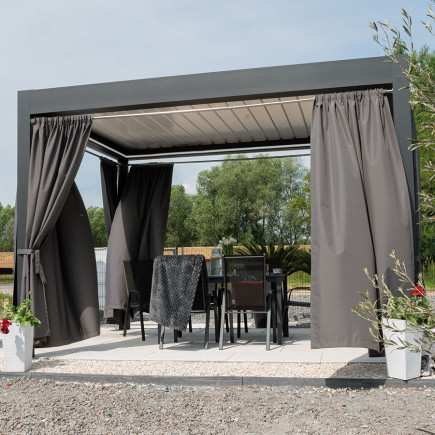 Belis Tkanina Dekoracyjna Zewnętrzna Premium 150 cm Szary 005 EAN: 5906450005884