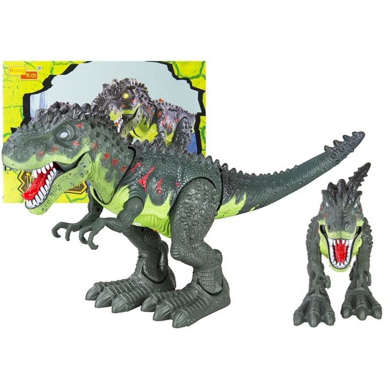 Zielony Tyranozaur Rex na Baterie - Chodzący Dinozaur EAN: 5905884458945 Zielony Tyranozaur Rex na Baterie - Chodzący Dinozaur EAN: 5905884458945