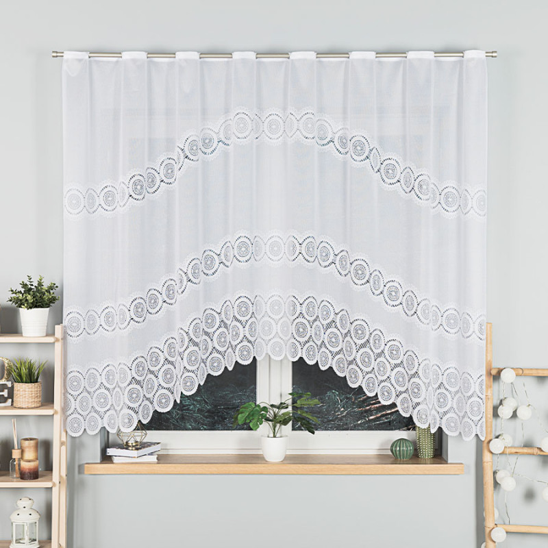 Firanka żakardowa Maria pasowa 250x160cm biały EAN: 5907693242678