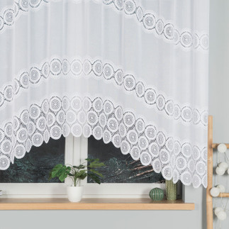 Firanka żakardowa Maria pasowa 250x160cm biały EAN: 5907693242678