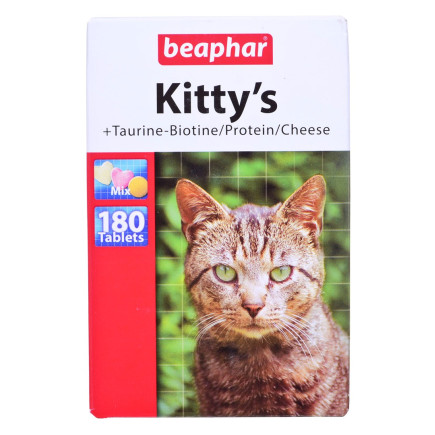 Beaphar kitty's mix - witaminy przysmak dla kota 180szt