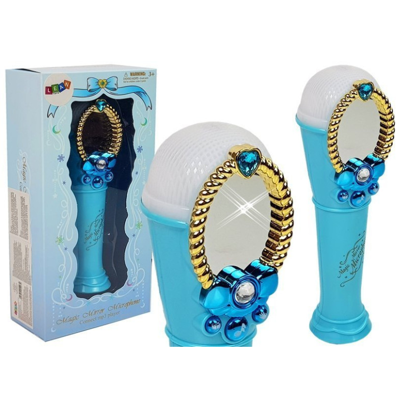 Magiczne Lustro USB Niebieskie z Mikrofonem i Światłami - EAN: 5903802454079