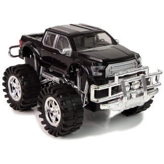 Zestaw pojazdów czarny monster truck białe  laweta 58 cm