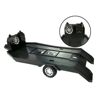 Zestaw pojazdów czarny monster truck białe  laweta 58 cm