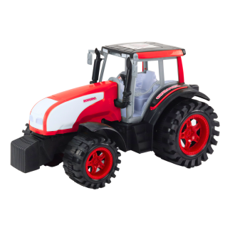 Duży traktor farmerski rolniczy napęd czerwony EAN: 5905991017974