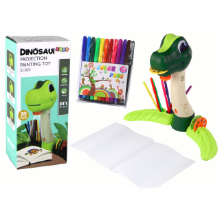 Projektor do rysowania dinozaur dźwięki akcesoria