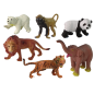 Zestaw 6 figurek dzikie zwierzęta safari figurka tygrys małpa lew