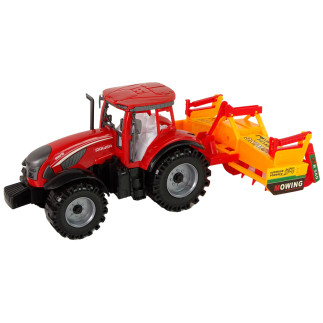 Traktor z kultywatorem napęd frykcyjny czerwony EAN: 5905515353069