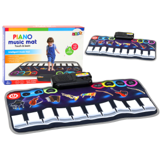 Mata muzyczna edukacyjna pianinko instrumenty muzyczne