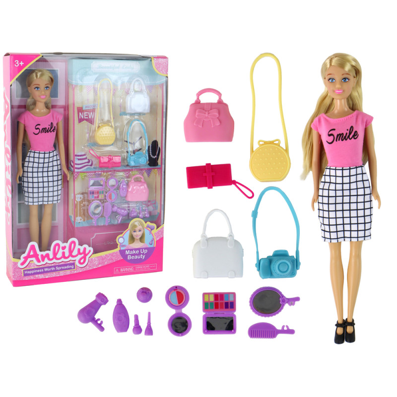 Zestaw Lalka Anlily z Torebkami i Zestawem do Stylizacji - EAN: 5905679077535