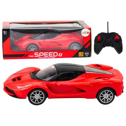 Samochód sportowy zdalnie sterowany auto rc 1:16 czerwone