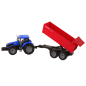Niebieski Traktor z Przyczepą – Pojazd Rolniczy dla Dzieci, EAN: 5905679071885