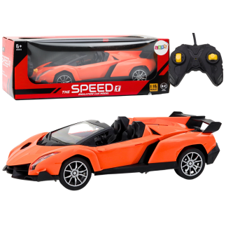 Auto samochód sportowy zdalnie sterowany rc 1:16 pomarańczowy
