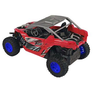 Terenowe auto cross country zdalnie sterowane pilot 27 mhz czerwone