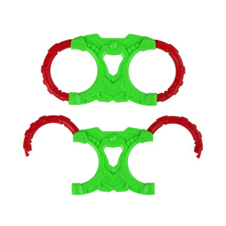 Zestaw wojownika kosmosu pistolet laserowy miecz świetlny kajdanki miotacz dysków