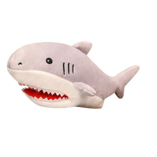 Pluszowa maskotka rekin pacynka 30 cm
