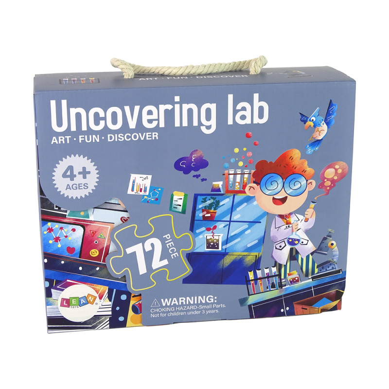 Puzzle Laboratorium Nauki - Układanka dla Dzieci 72 Elementy (EAN: 5905679070505)
