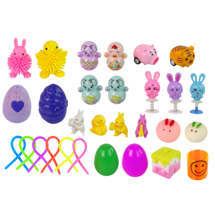 Zestaw Zabawek Wielkanocnych Fidget Toys Antystresowych 36 Elementów - EAN: 5905323216785