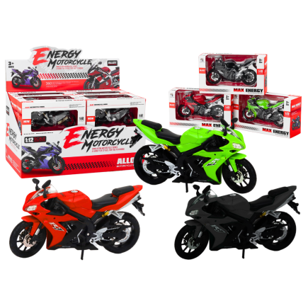 Motocykl motor sportowy 1:12 figurka model kolekcjonerski ścigacz mix