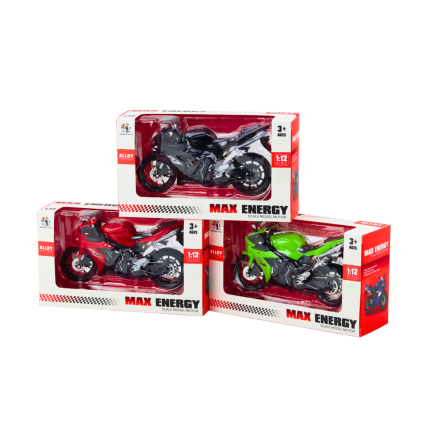 Motocykl sportowy 1:12 figurka model kolekcjonerski ścigacz mix - EAN: 5905991019589