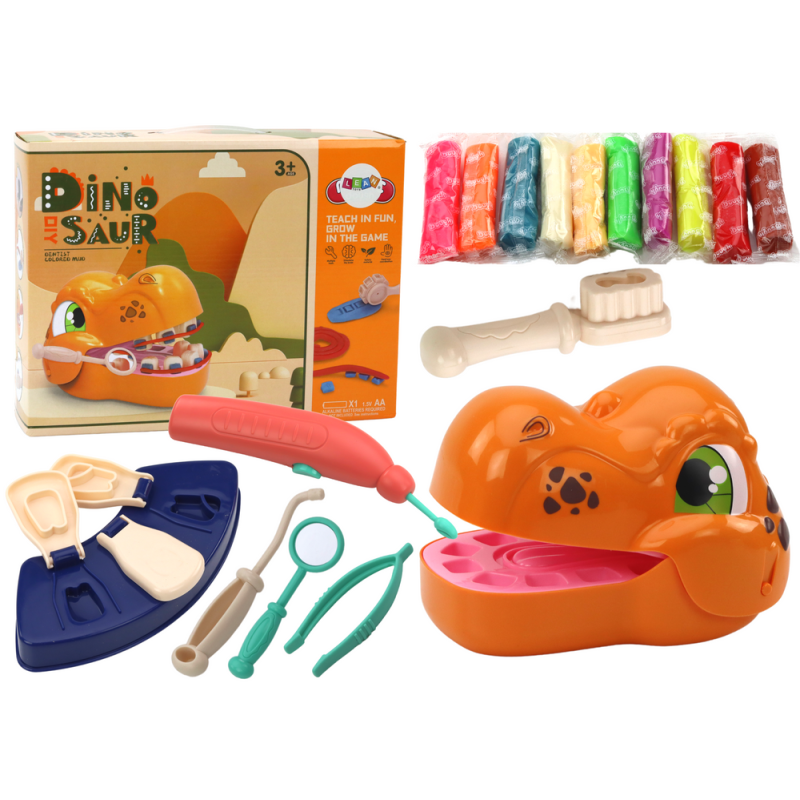 Zestaw kreatywny Dinozaur Dentysta z Ciastoliną i Akcesoriami EAN: 5905991004035