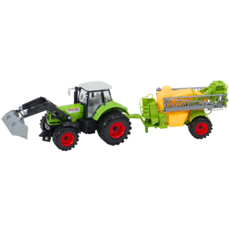 Traktor Rolniczy Koparka z Opryskiwaczem Napęd Zielony EAN: 5905991010661