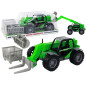 Zielony traktor z dźwigiem - maszyna rolnicza EAN: 5905679077115