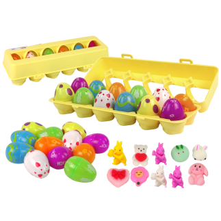Zestaw jajka wielkanocne fidget toys 12 szt.