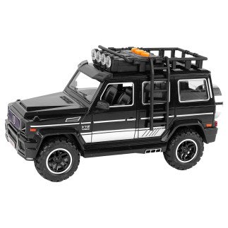 Czarne Auto Terenowe z Napędem Frykcyjnym i Dźwiękami EAN: 5905515358743