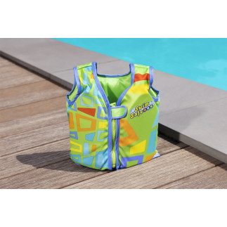 Kamizelka do nauki pływania zielona 51 cm bestway 32176