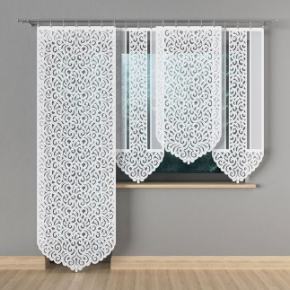 Panel Żakardowy Anika Gotowy 90x230cm Biały EAN: 5907693214989