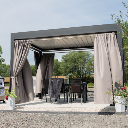 Ariel Tkanina Dekoracyjna Zewnętrzna Premium 150 cm Jasny Szary EAN: 5906450005969