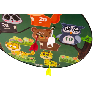 Gra zręcznościowa w rzutki magnetyczna zwierzątka zielona - EAN: 5905991015963