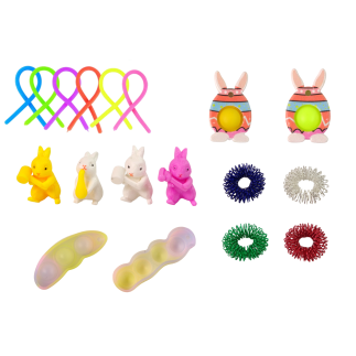 Zestaw zabawek wielkanocnych Fidget Toys Pop It 25 elementów EAN: 5905323216846