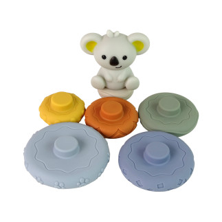 Piramida Koala dla Niemowląt - Kolorowe Klocki Edukacyjne z EAN: 5905679071137