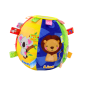 Pluszowa Piłka Sensoryczna Edukacyjna Grzechotka Zwierzątka 18cm EAN: 5905991014614 Pluszowa Piłka Sensoryczna Edukacyjna Grzechotka Zwierzątka 18cm EAN: 5905991014614