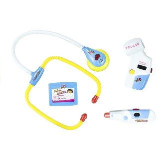 Zestaw małego lekarza w walizce doktor niebieski