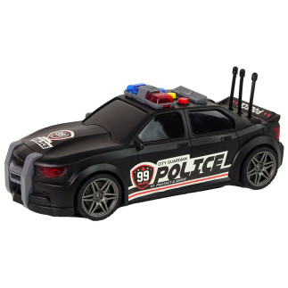 Auto sportowe Policja z dźwiękiem 1:16 czarne - EAN 5905991013006
