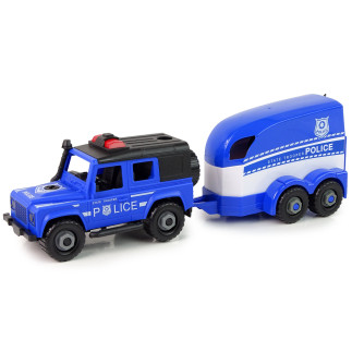 Auto terenowe transporter policja do rozkręcania diy koń