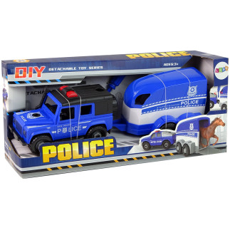 Auto terenowe transporter policja do rozkręcania diy koń