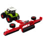 Traktor z kultywatorem dla dzieci z dźwiękami i światłem zielony EAN: 5905515356046