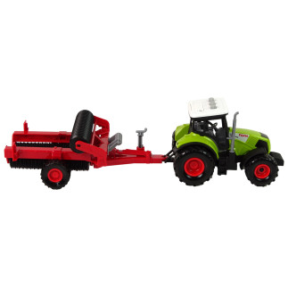 Traktor dla dzieci z przyczepką autko farma