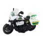 Motocykl policyjny z dźwiękiem i światłami biały-czerwony 1:10 EAN: 5905991018612