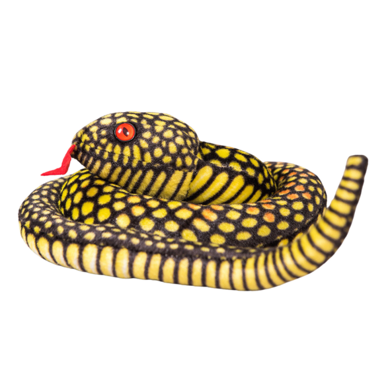 Maskotka pluszowa wąż żółty 100 cm