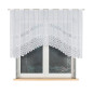 Firanka żakardowa Maria gotowa, wzór pasowy 250x120cm, kolor biały 001, EAN: 5907693242654