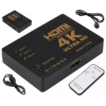 Hd28d switch hdmi  full hd z pilotem