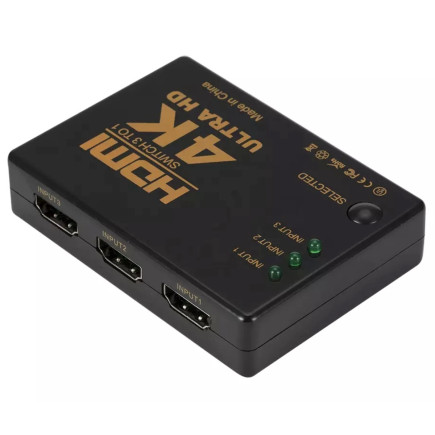 Switch HDMI Full HD z pilotem Hd28d, EAN: 5907621831622