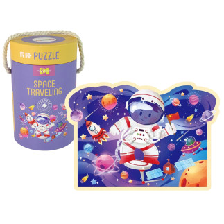 Puzzle w tubie kosmos 28 elementów