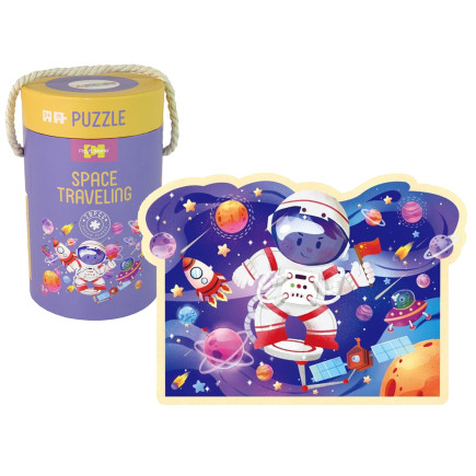 Puzzle w tubie kosmos 28 elementów